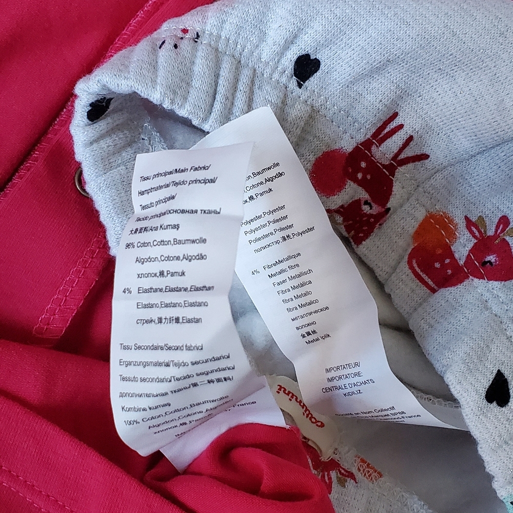NWT Catimini Reindeer Pants Outfit 9 &12M - Picture 3 of 4